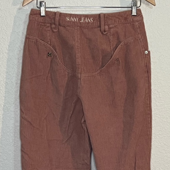 House of Sunny The fades corduroy high waisted pink pants Bohemian Artsy Gypsy - Picture 6 of 10